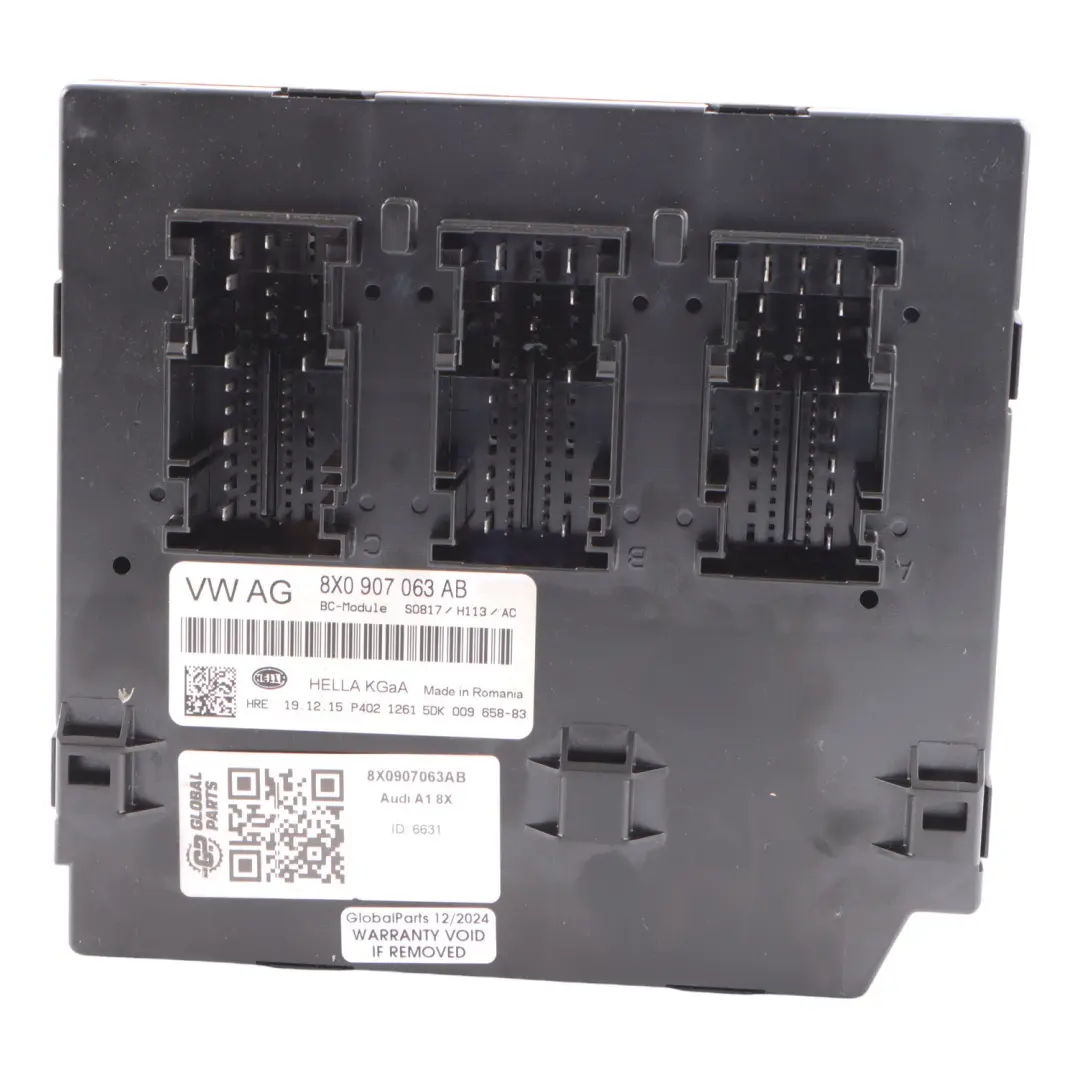 Modulo Di Controllo Del Corpo Unità Di Alimentazione per Audi A1 8X BCM con numero di parte 8X0907063AB Audi A1 8X BCM Modulo Di Controllo Del Corpo Unità Di Alimentazione - SKU 8X0907063AB - Numero di parte 8X0907063AB