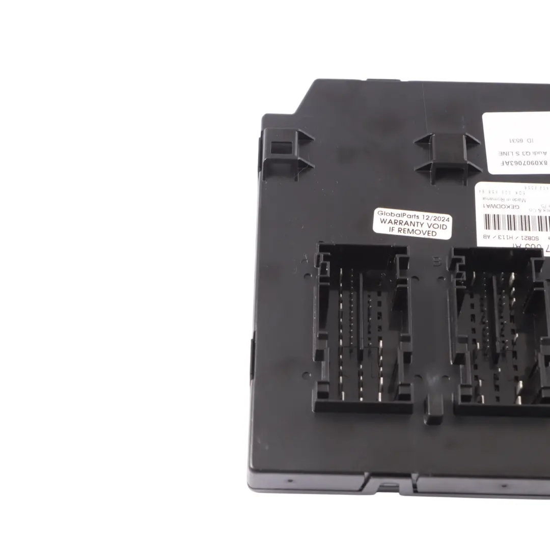Audi Q3 S Line BCM Body Control Module Unit ECU - SKU 8X0907063AF - Part number 8X0907063AF