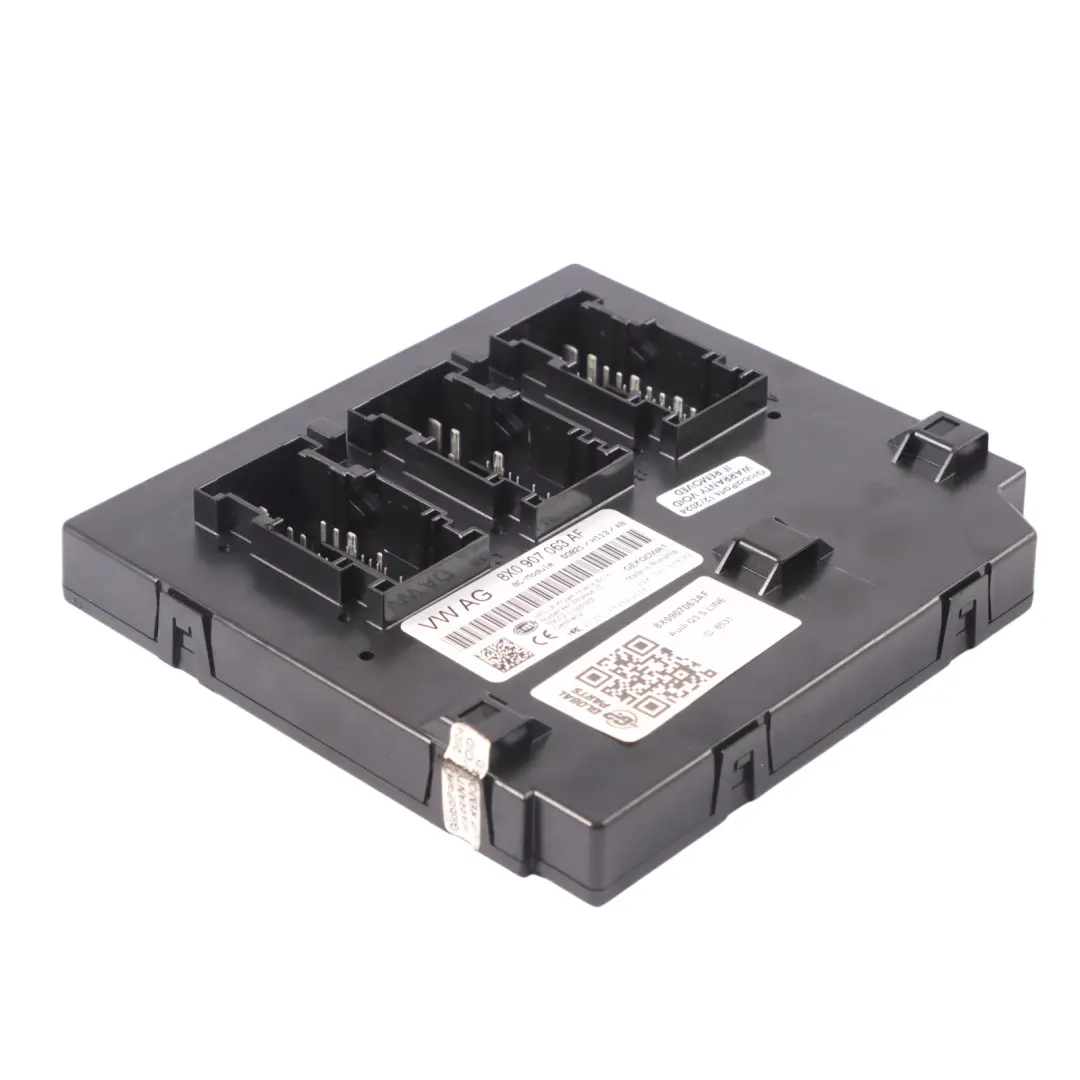 Audi Q3 S Line BCM Unidad del módulo de control de la carrocería ECU - SKU 8X0907063AF - Número de pieza 8X0907063AF