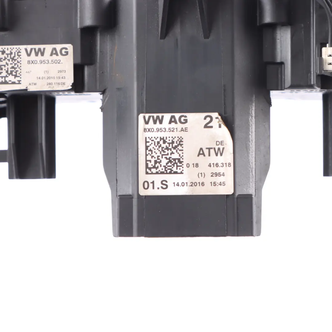 Indicator Wiper Combination Switch Control Lever Stalk to Audi A1 8X with Part number 8X0953521AE Audi A1 8X Indicator Wiper Combination Switch Control Lever Stalk - SKU 8X0953521AE - Part number 8X0953521AE