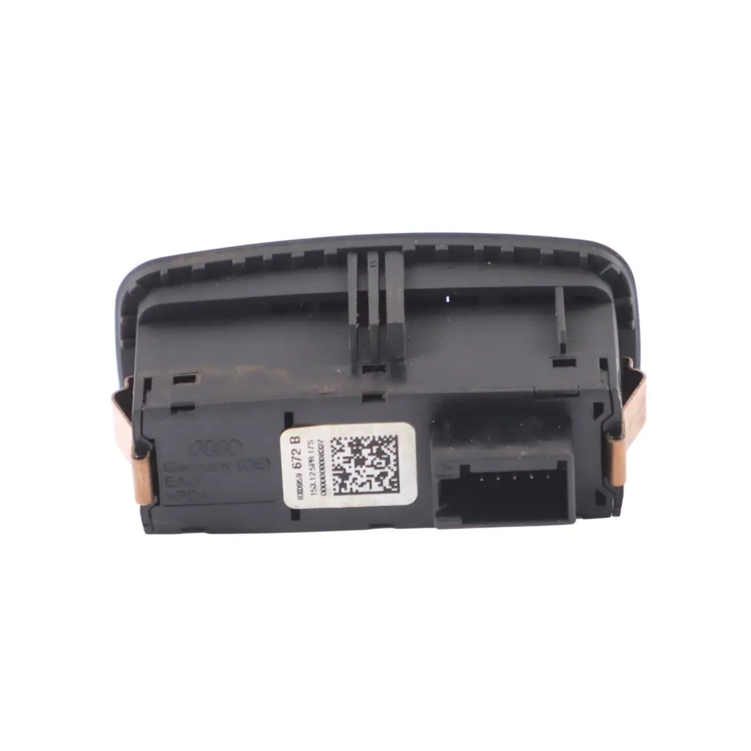 Audi A1 8X Coperchio rivestimento pulsante interruttore emergenza - SKU 8X0959672B - Numero di parte 8X0959672B