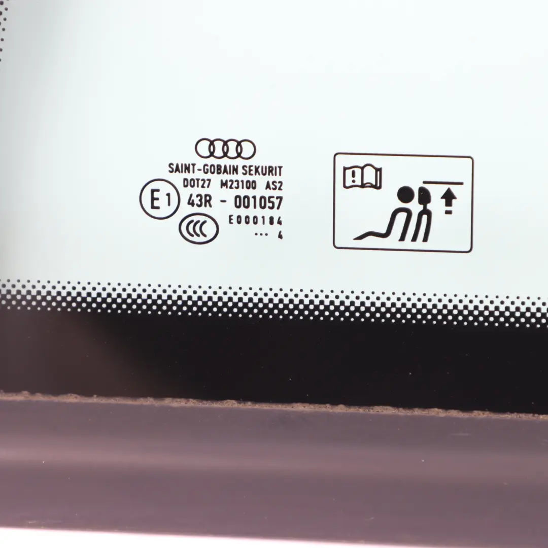 AS2 Vitre Latérale Arrière Gauche pour Audi A1 8X à propos du numéro de pièce 8X3845299 Audi A1 8X AS2 Vitre Latérale Arrière Gauche - SKU 8X3845299 - Numéro de pièce 8X3845299