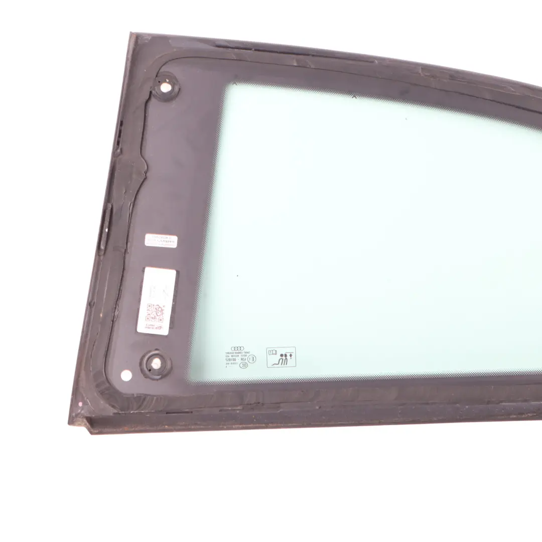 Quarter Side Window Glass Right O/S AS2 to Audi A1 8X Rear with Part number 8X3845300 Audi A1 8X Rear Quarter Side Window Glass Right O/S AS2 - SKU 8X3845300 - Part number 8X3845300