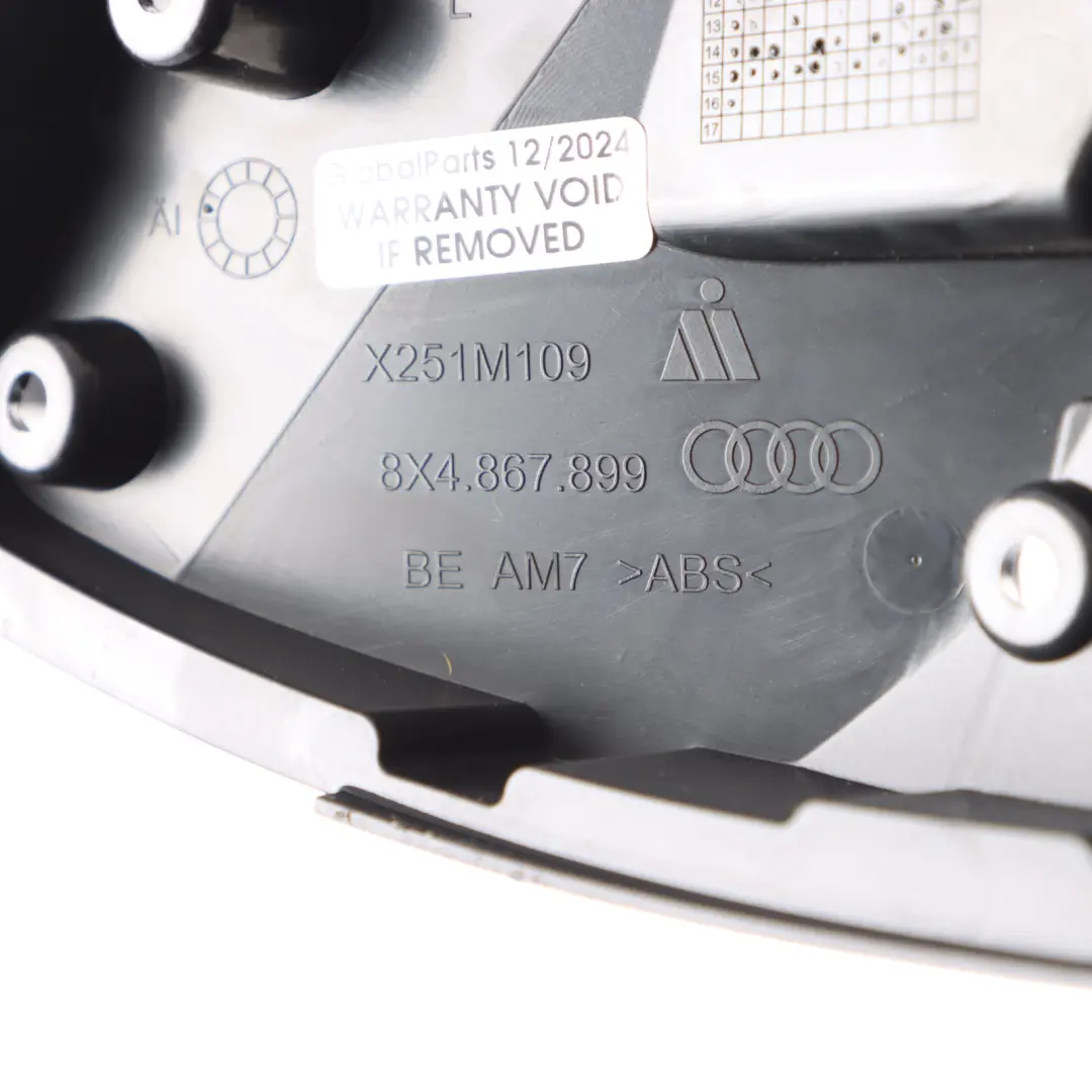 Audi A1 8X Interior Door Handle Bracket Base Plate Rear Left N/S - SKU 8X4867899 - Part number 8X4867899