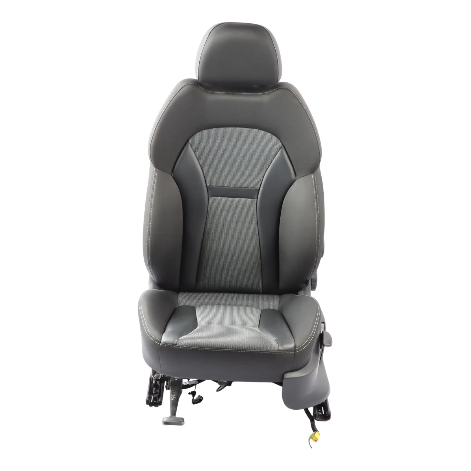 Audi A1 8X 5 Door Sport Seat Front Left Cloth Fabric Black Soul Grey