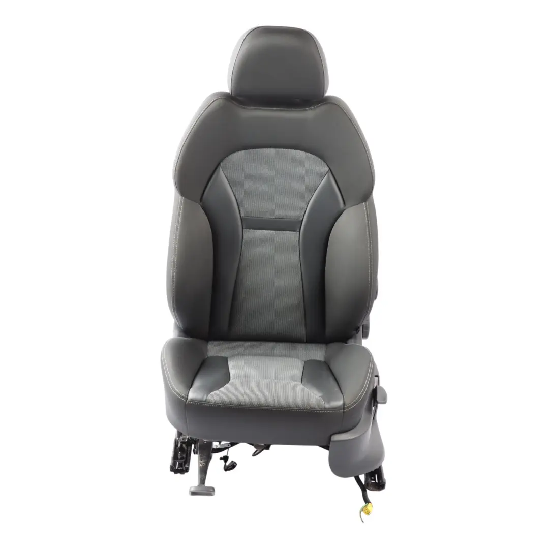 Audi A1 8X 5 Door Sport Seat Front Left N/S Cloth Fabric Black Soul Grey - SKU 8X4881805C - Part number 8X4881805C