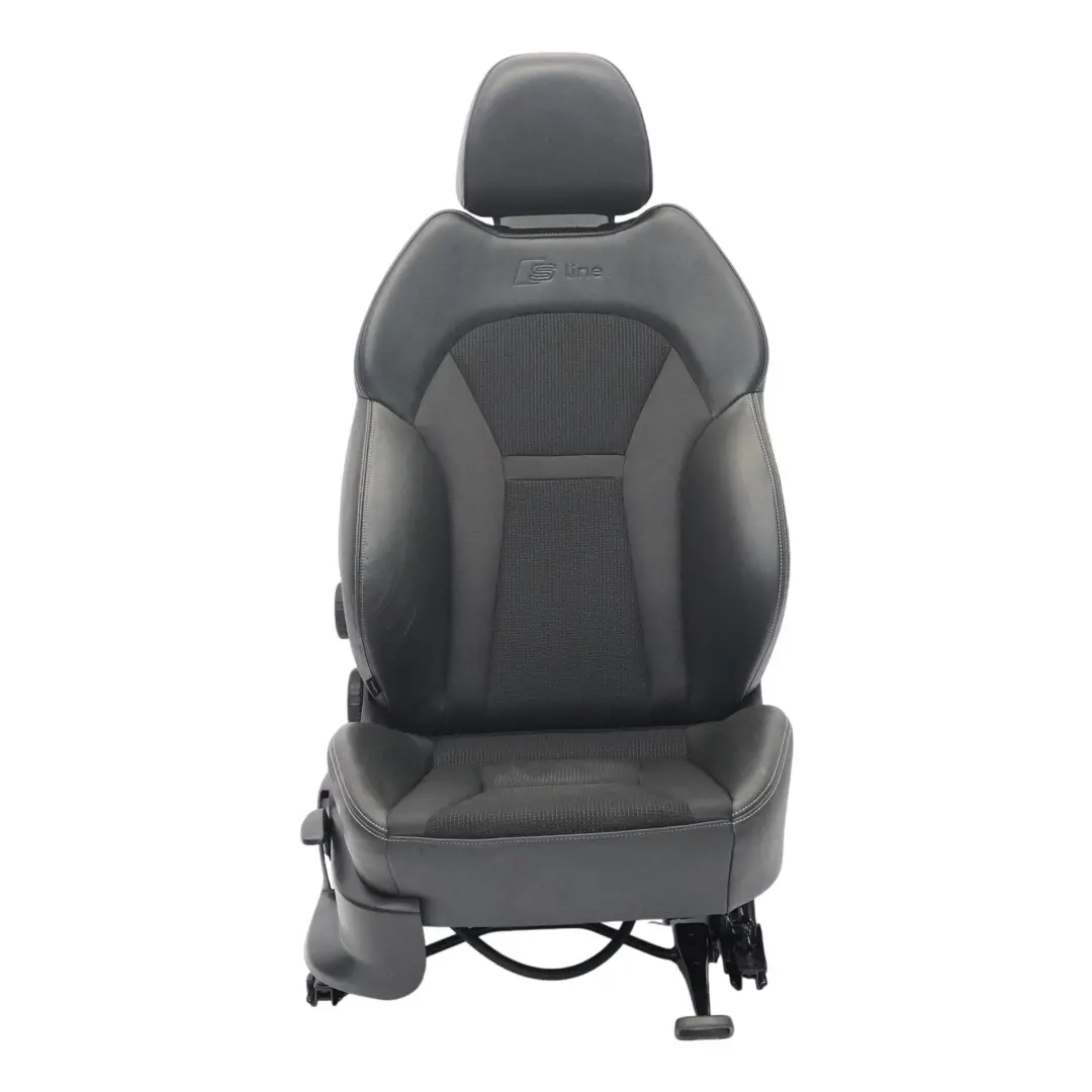 Audi A1 8X S-Line Delantero Derecho Asiento Deportivo Medio Cuero Negro 5 Puerta - SKU 8X4881806G - Número de pieza 8X4881806G