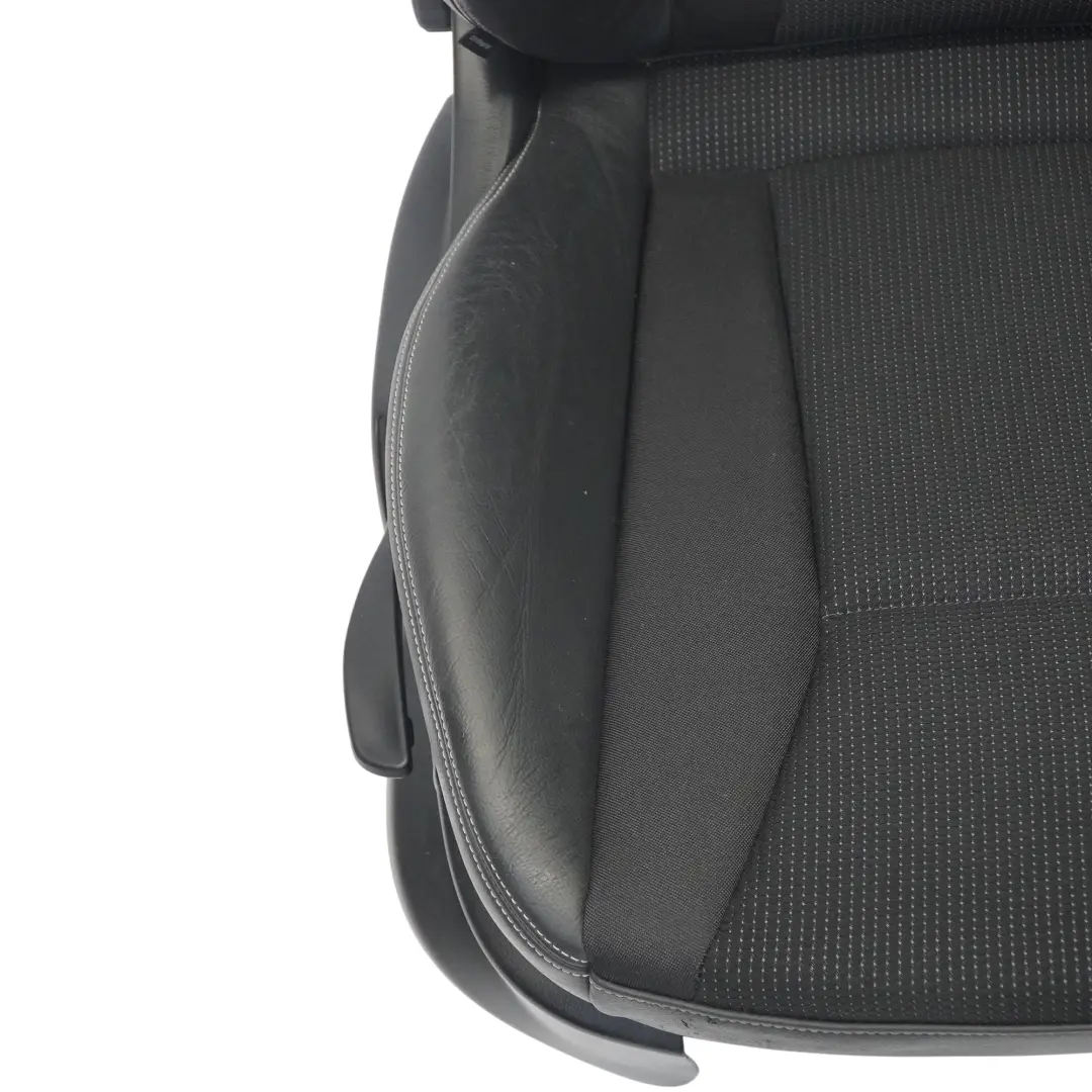 Audi A1 8X S-Line Sport Seat Front Right O/S Half Leather Black 5 Door Interior - SKU 8X4881806G - Part number 8X4881806G
