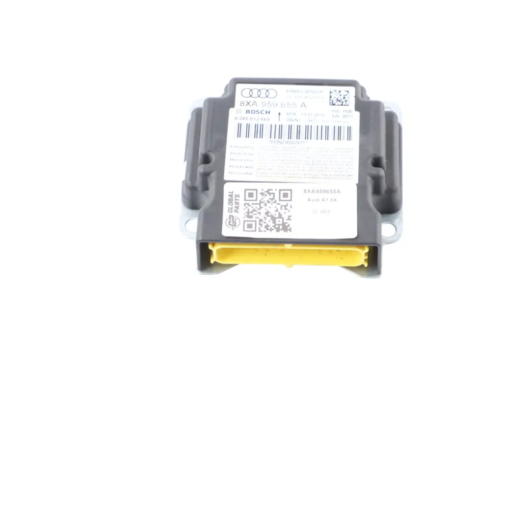 Audi A1 8X Air Module Control Sensor SRS System ECU Unit - SKU 8XA959655A - Part number 8XA959655A