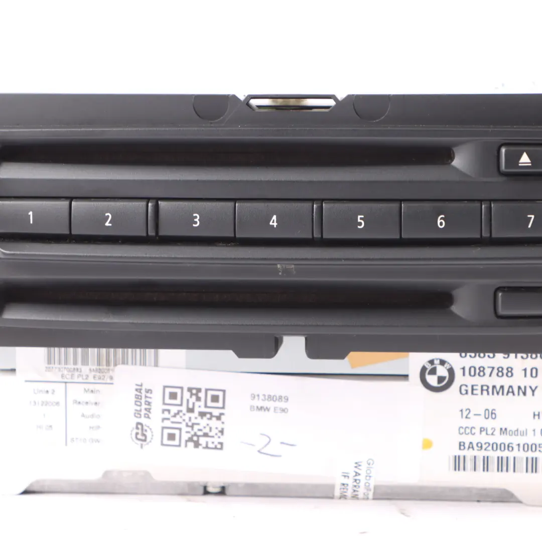 BMW 3 Series E90 E91 E92 Professional CCC Navigation System Controller - SKU 9138089 - Part number 9138089