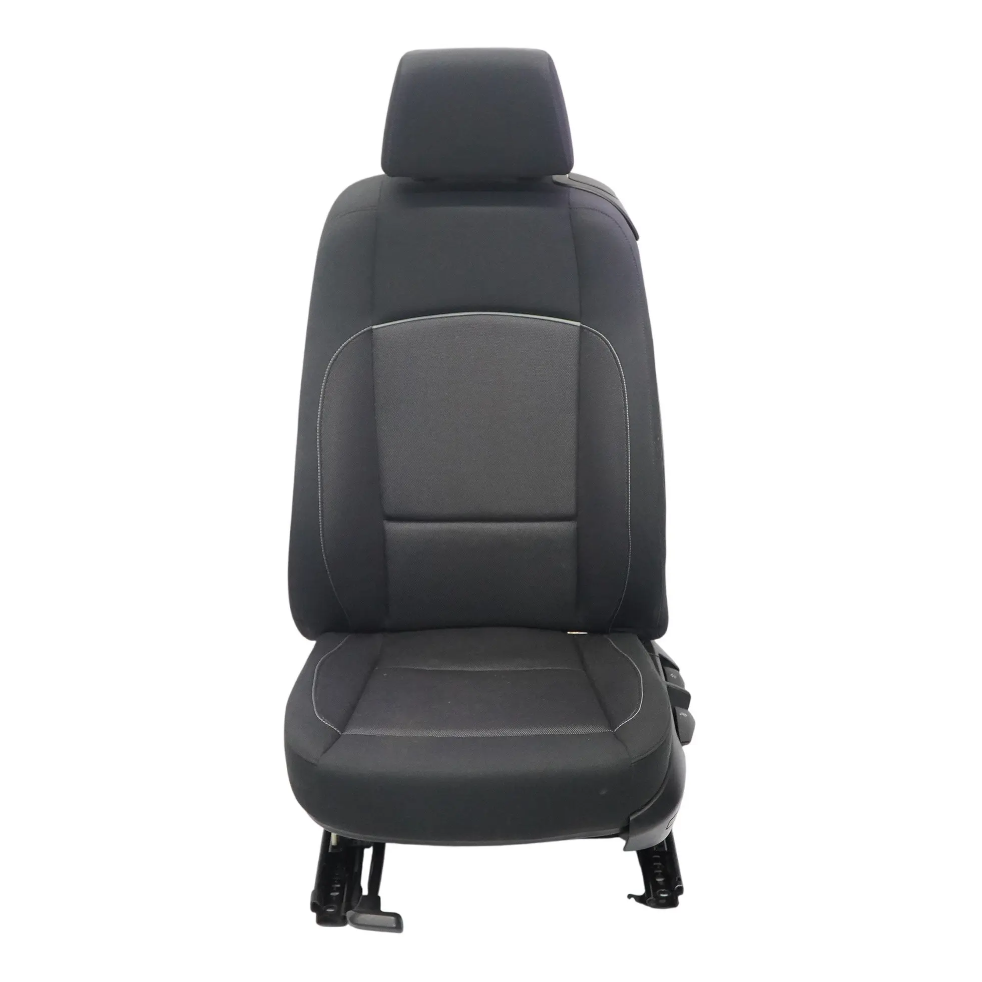BMW E81 E82 Delantero Izquierdo Tela Asiento Lateral Red Antracita