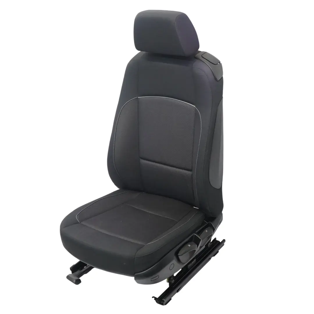 BMW E81 E82 Front Left Cloth Fabric Side Seat Network Anthracite - SKU 9164811-3 - Numéro de pièce 9164811