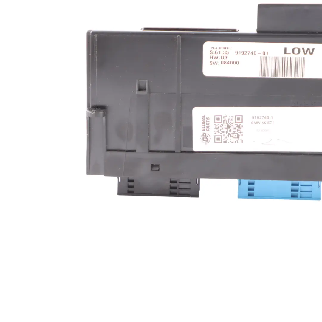 ECU Body Control Module Junction Box PL4 JBBFE II to BMW X6 E71 with Part number 9192740 BMW X6 E71 ECU Body Control Module Junction Box PL4 JBBFE II - SKU 9192740-1 - Part number 9192740