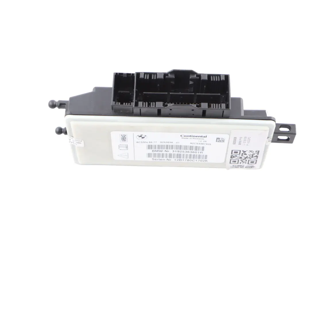 Modulo Aria BMW F10 F11 F13 X3 F25 ECU Unità di controllo Controllore  - SKU 9253636 - Numero di parte 9253636