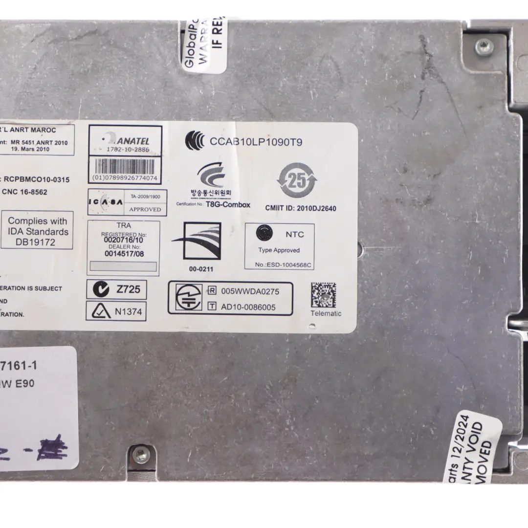 Telematics Control Module Unit BMW E81 E87 E90 E91 LCI Bluetooth Combox  - SKU 9257161-1 - Part number 9257161