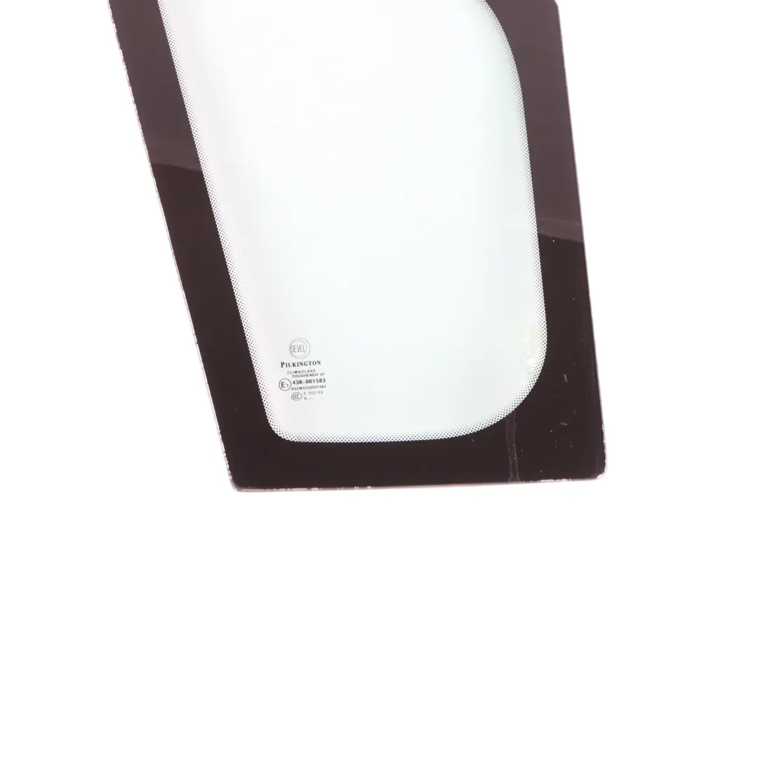 Citroen Relay Peugeot Boxer Fiat Ducato Front Right O/S Quarter Glass AS2 to with Part number 926551 Citroen Relay Peugeot Boxer Fiat Ducato Front Right O/S Quarter Glass AS2 - SKU 926551 - Part number 926551