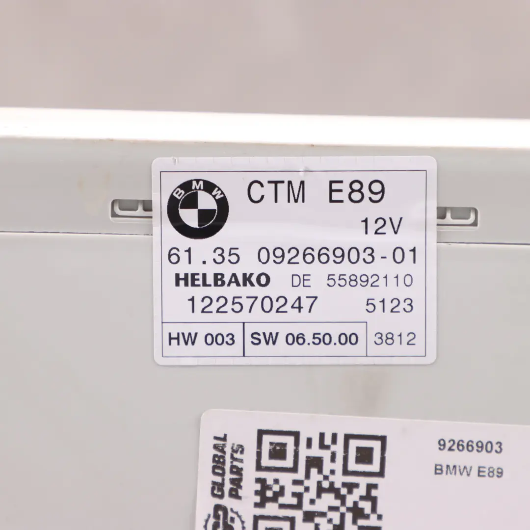 Top Module CTM to BMW Z4 E89 Roadster Cabrio Convertible with Part number 9266903 BMW Z4 E89 Roadster Cabrio Convertible Top Module CTM - SKU 9266903 - Part number 9266903