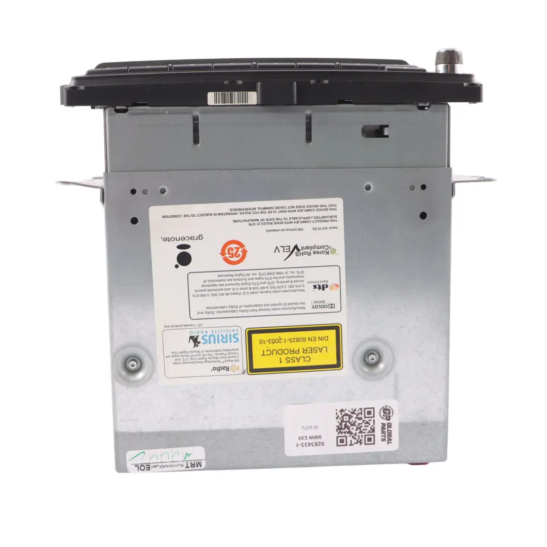 BMW Z4 E89 principale Sistema navigazione professionale Computer CIC 9214939 - SKU 9283433-1 - Numero di parte 9283433