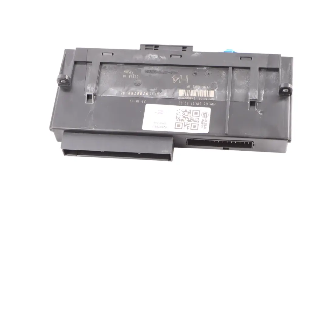 ECU Body Control Module H4 Junction Box PL2RR JBBFE IIIR to BMW Z4 E89 with Part number 9286789 BMW Z4 E89 ECU Body Control Module H4 Junction Box PL2RR JBBFE IIIR - SKU 9286789-1 - Part number 9286789