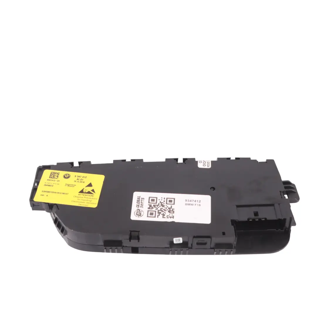 Sitz Schalter Panel Einstellen Steuergerät Hinten Links für BMW X6 F16 mit Teilenummer 9347412 BMW X6 F16 Sitz Schalter Panel Einstellen Steuergerät Hinten Links - SKU 9347412 - Teilenummer 9347412