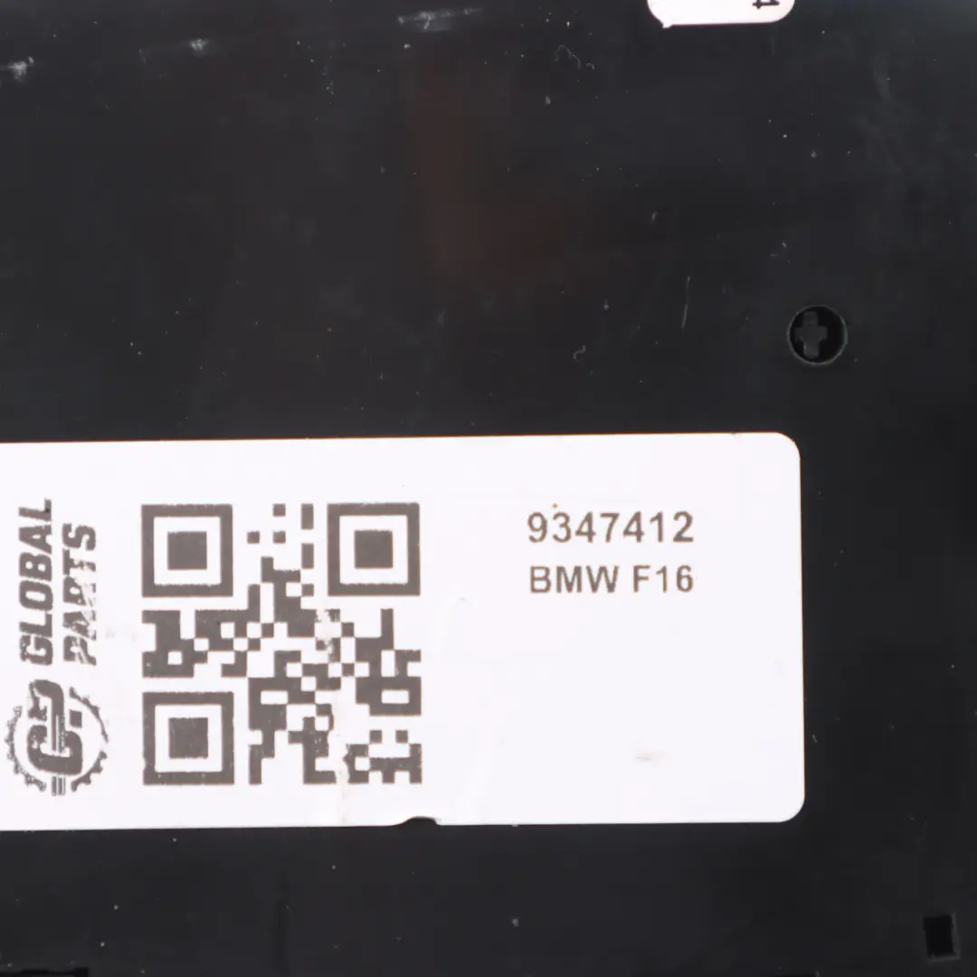 BMW X6 F16 Panneau commande siège Unité commande réglage arrière Gauche - SKU 9347412 - Numéro de pièce 9347412