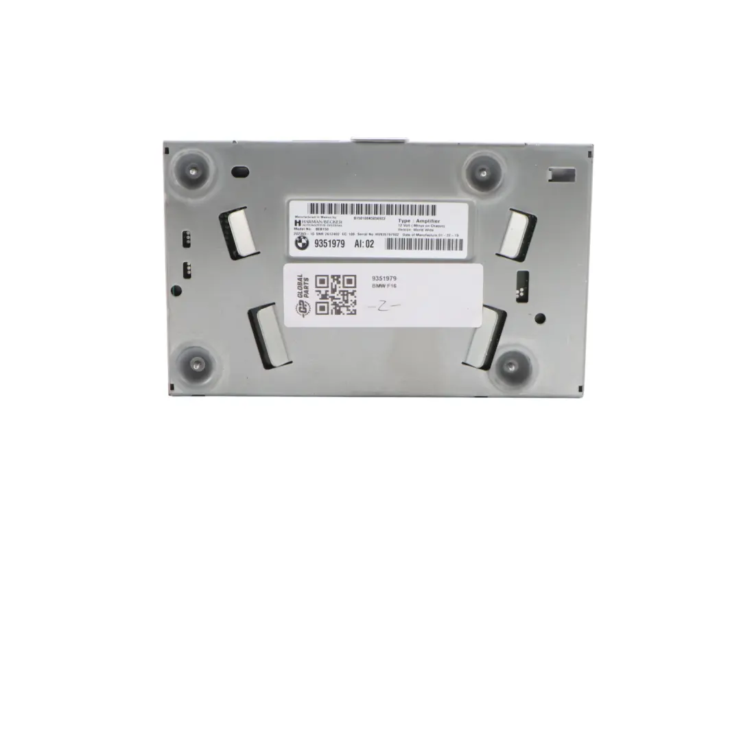 Audio Amplifier Sound System HiFi Unit Module ECU to BMW X5 F15 X6 F16 M with Part number 9351979 BMW X5 F15 X6 F16 M Audio Amplifier Sound System HiFi Unit Module ECU - SKU 9351979 - Part number 9351979