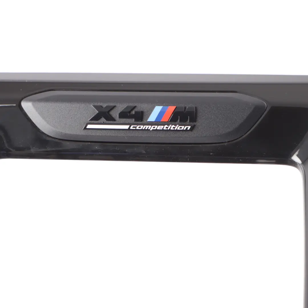 BMW X4M G02 Centre Console Trim Panel Strip Cover Black High Gloss - SKU RHD-9382758 - Part number 9382758