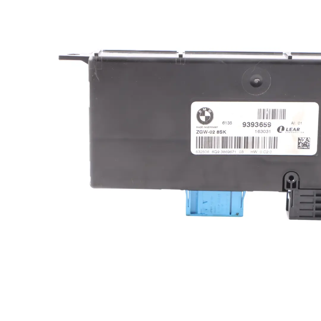 Central Gateway Control Lear Module Unit ECU to BMW F13 with Part number 9393659 BMW F13 Central Gateway Control Lear Module Unit ECU - SKU 9393659 - Part number 9393659