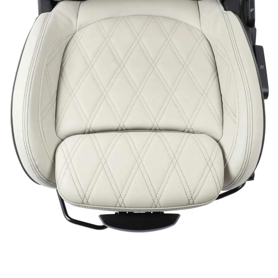 Front Left N/S Heated Leather Chester Grey to Mini Clubman F54 LCI Sport Seat with Part number 9471423 Mini Clubman F54 LCI Sport Seat Front Left N/S Heated Leather Chester Grey - SKU 9471423 - Part number 9471423