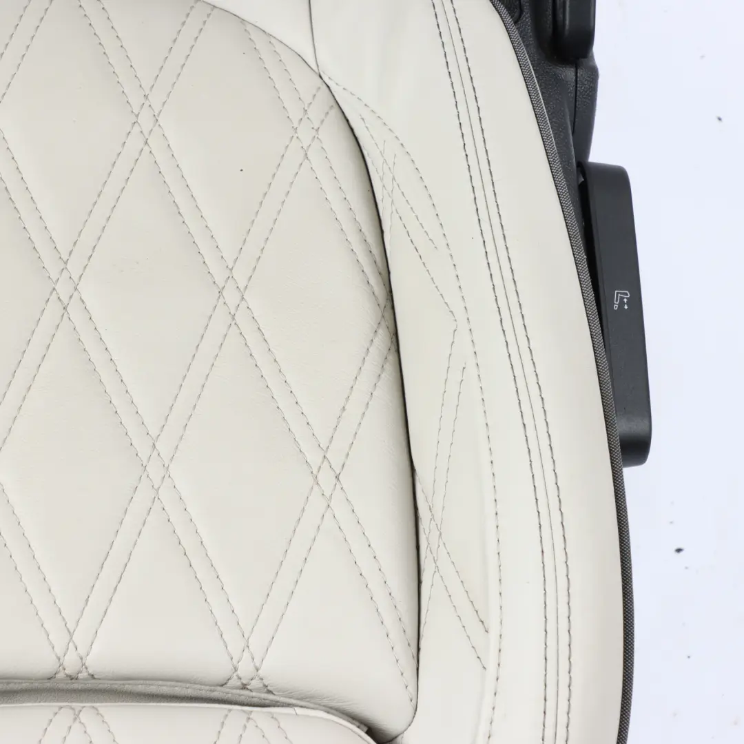 Front Left N/S Heated Leather Chester Grey to Mini Clubman F54 LCI Sport Seat with Part number 9471423 Mini Clubman F54 LCI Sport Seat Front Left N/S Heated Leather Chester Grey - SKU 9471423 - Part number 9471423