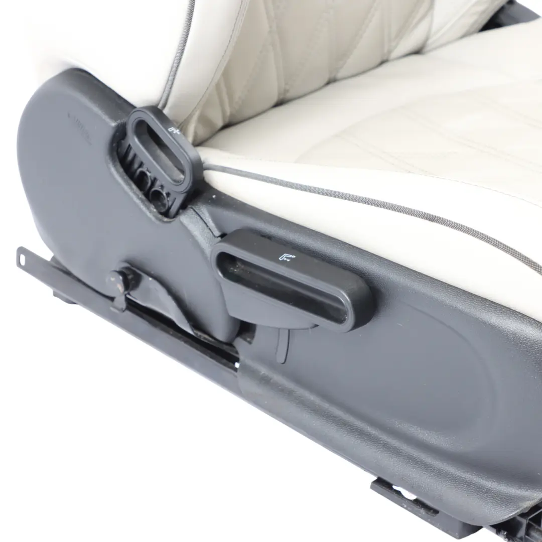 Front Right O/S Heated Leather Chester Grey to Mini Clubman F54 LCI Sport Seat with Part number 9471424 Mini Clubman F54 LCI Sport Seat Front Right O/S Heated Leather Chester Grey - SKU 9471424 - Part number 9471424