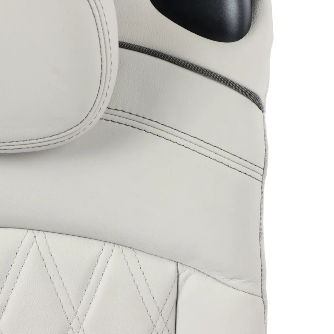 Backrest Rear Left N/S Back Cover Leather Chester Satellite Grey to Mini F54 Seat with Part number 9471439 Mini F54 Seat Backrest Rear Left N/S Back Cover Leather Chester Satellite Grey - SKU 9471439 - Part number 9471439