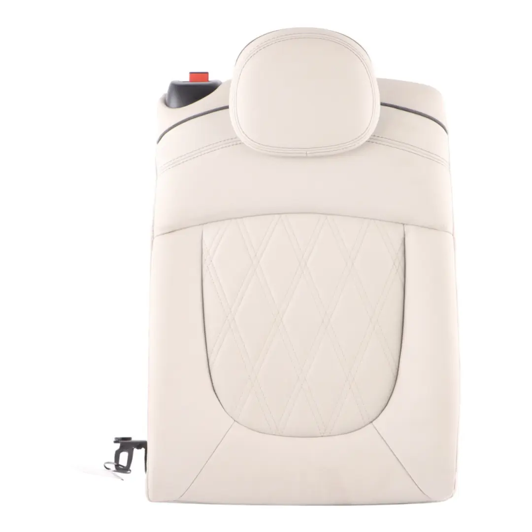 Mini F54 Seat Backrest Rear Right O/S Back Cover Leather Chester Satellite Grey - SKU 9471440 - Part number 9471440