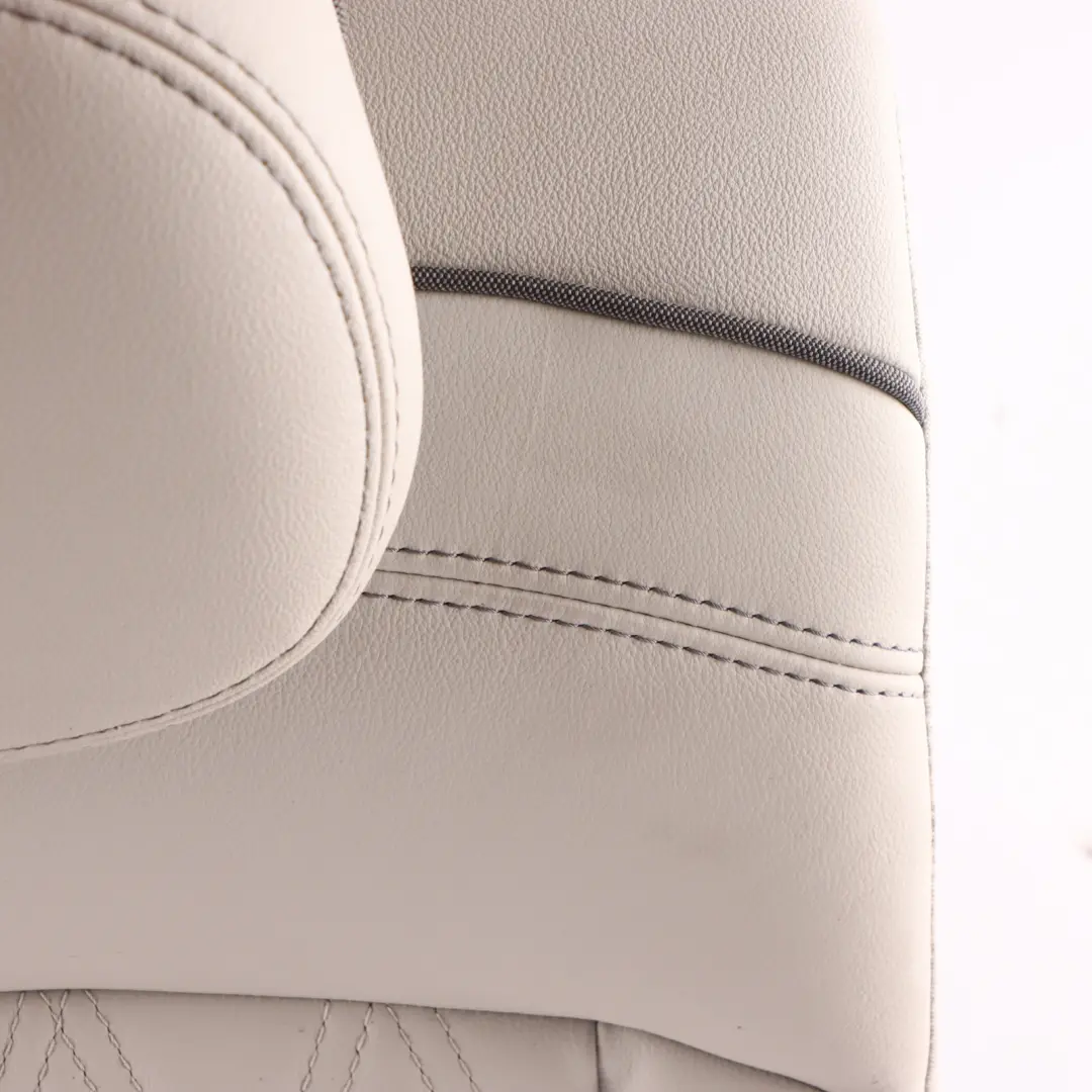 Mini F54 Seat Backrest Rear Right O/S Back Cover Leather Chester Satellite Grey - SKU 9471440 - Part number 9471440