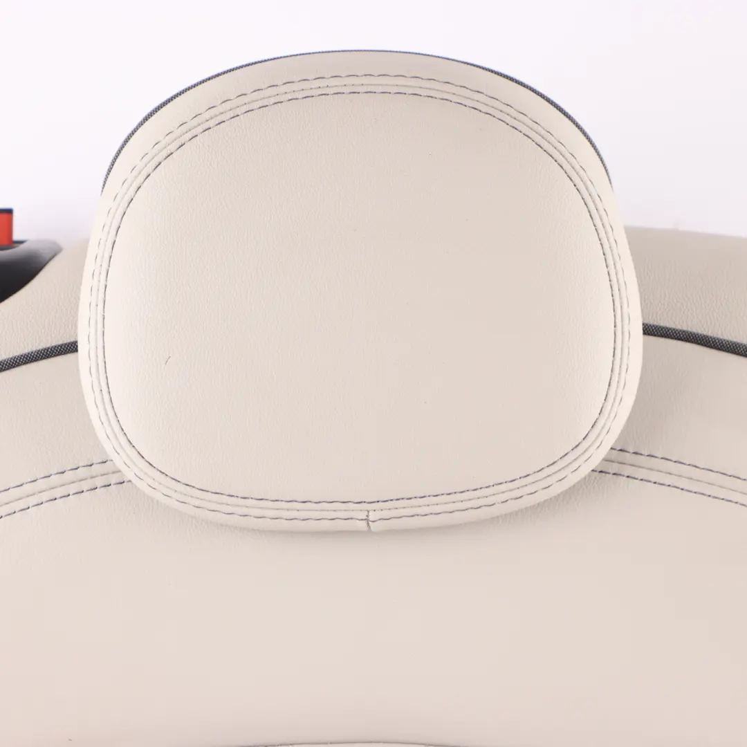 Mini F54 Seat Backrest Rear Right O/S Back Cover Leather Chester Satellite Grey - SKU 9471440 - Part number 9471440