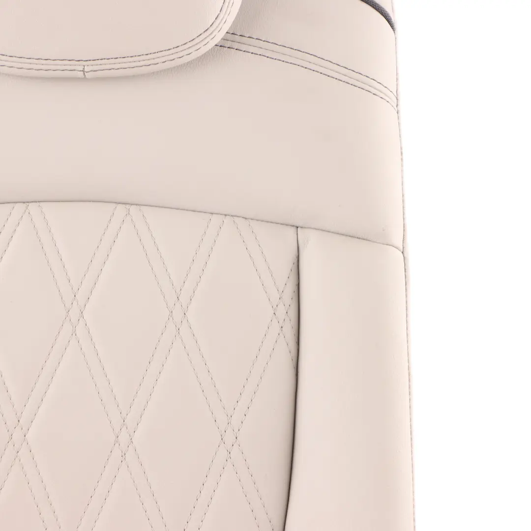 Mini F54 Seat Backrest Rear Right O/S Back Cover Leather Chester Satellite Grey - SKU 9471440 - Part number 9471440