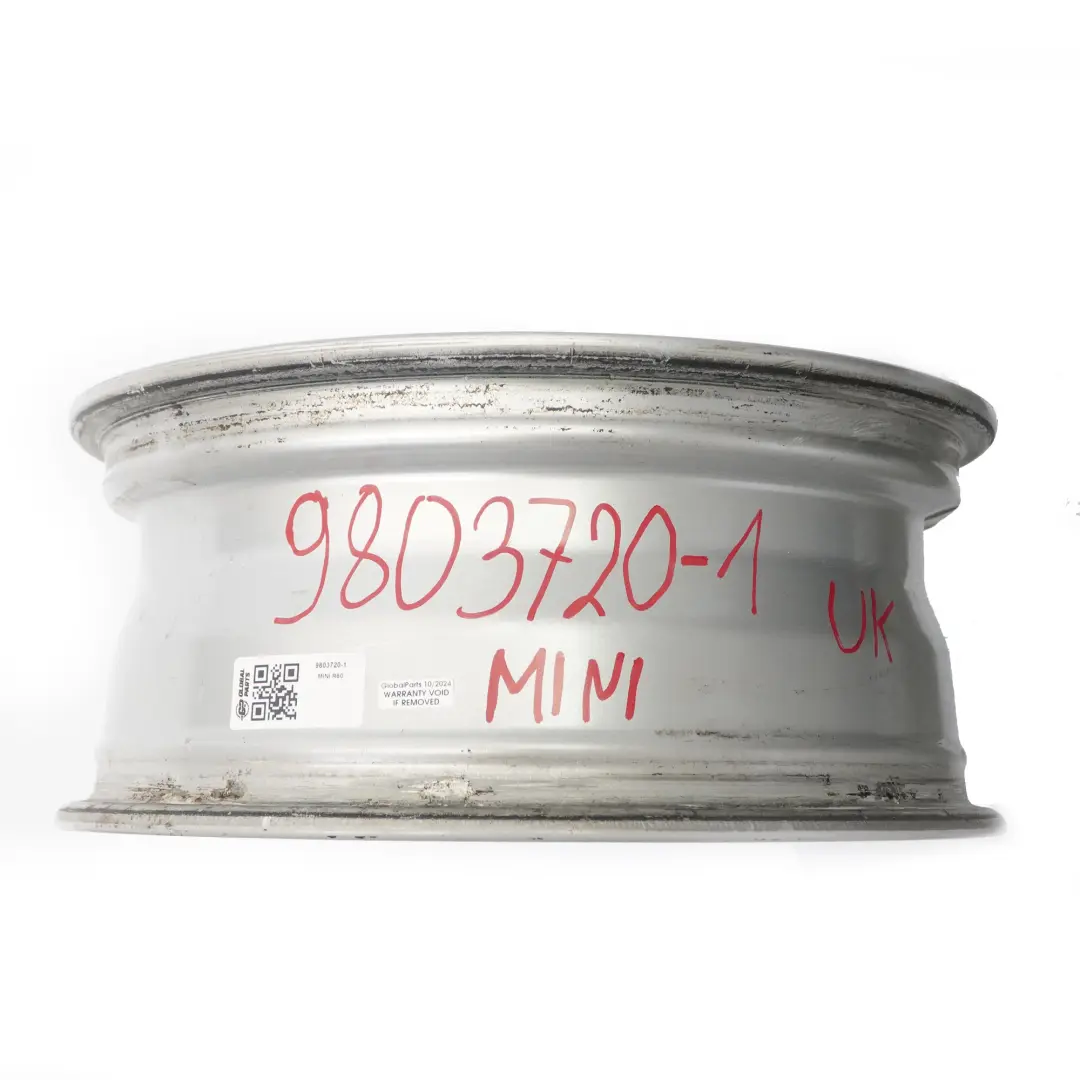 Alloy Rim 16" 5-Star Single Spoke 124 to Mini Cooper R60 R61 Silver Wheel with Part number 9803720 Mini Cooper R60 R61 Silver Wheel Alloy Rim 16" 5-Star Single Spoke 124 - SKU 9803720-1 - Part number 9803720