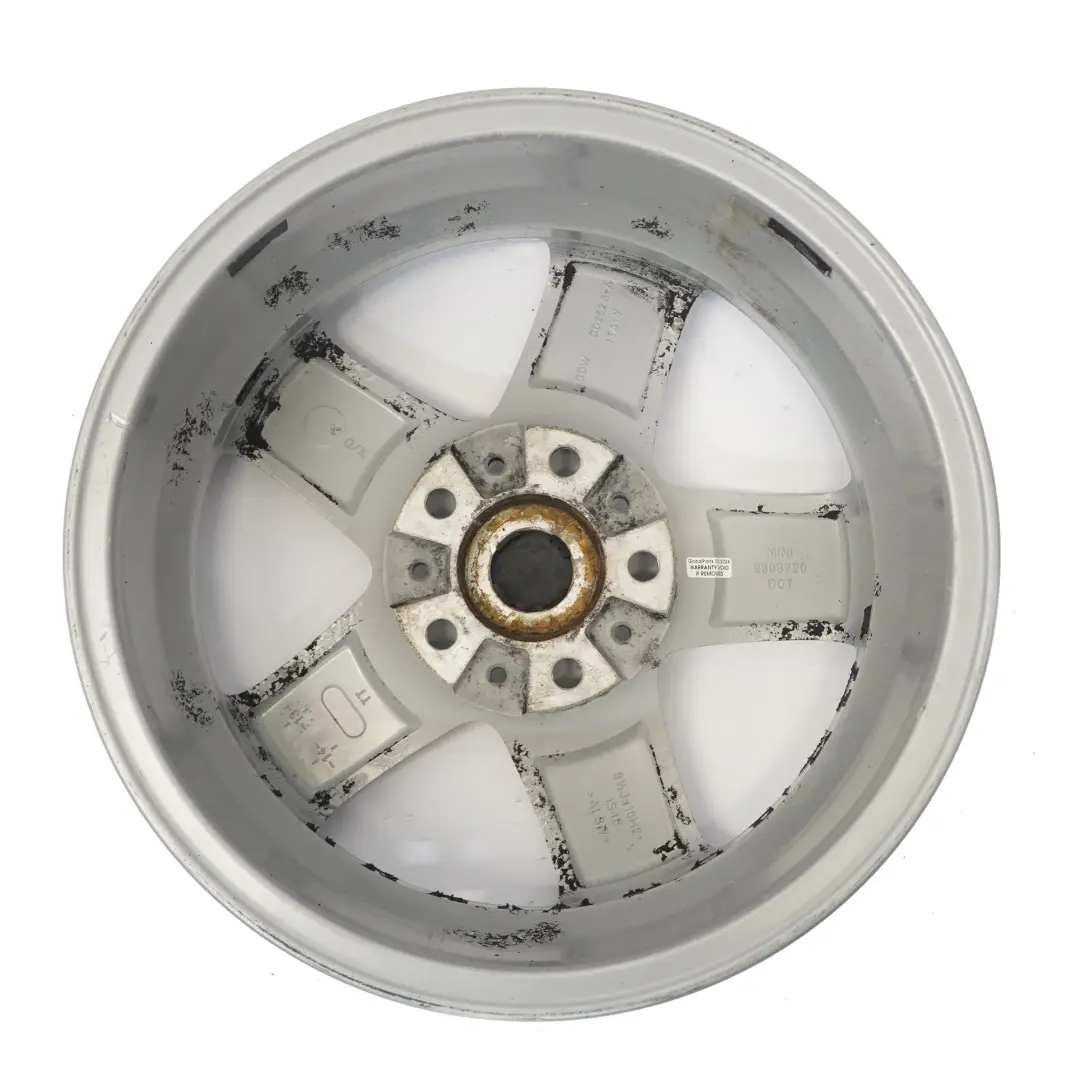 Mini Cooper R60 R61 Llanta De aleacion De plata 16" 6,5J 5-Star Single Spoke 124 - SKU 9803720-2 - Número de pieza 9803720