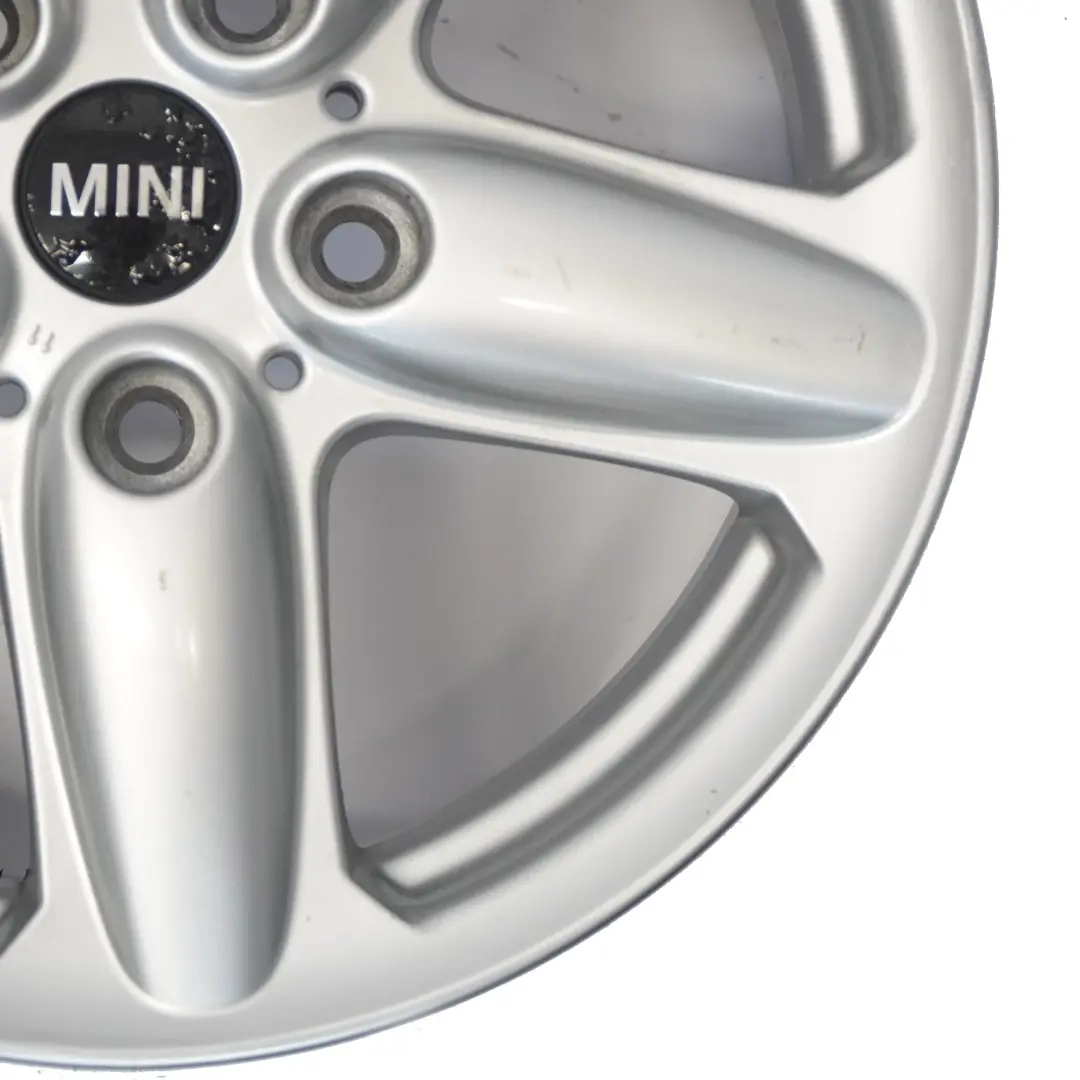Silberfelge Alu Felge 16 "6,5J 5-Sterne-Einzelspeiche 124 Mini Cooper R60 R61 - SKU 9803720-2 - Teilenummer 9803720
