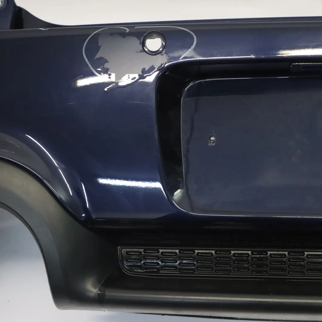 Bumper Cooper S PDC Cosmic Blue Metallic - B13 to Mini Countryman R60 Rear with Part number 9806647 Mini Countryman R60 Rear Bumper Cooper S PDC Cosmic Blue Metallic - B13 - SKU 9806647-COB - Part number 9806647