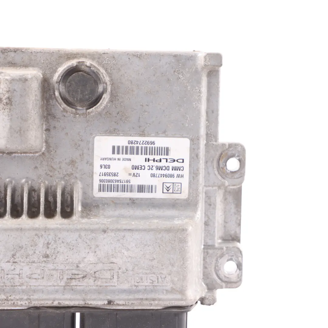 Citroen Relay III DW10FUD Engine Control Unit ECU Manual to with Part number 9809447780 Citroen Relay III DW10FUD Engine Control Unit ECU Manual - SKU 9809447780 - Part number 9809447780