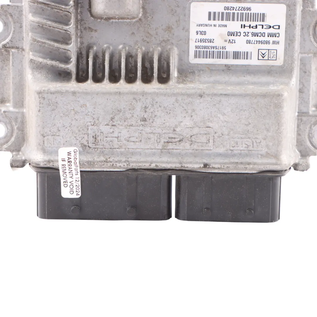 Citroen Relay III DW10FUD Engine Control Unit ECU Manual to with Part number 9809447780 Citroen Relay III DW10FUD Engine Control Unit ECU Manual - SKU 9809447780 - Part number 9809447780