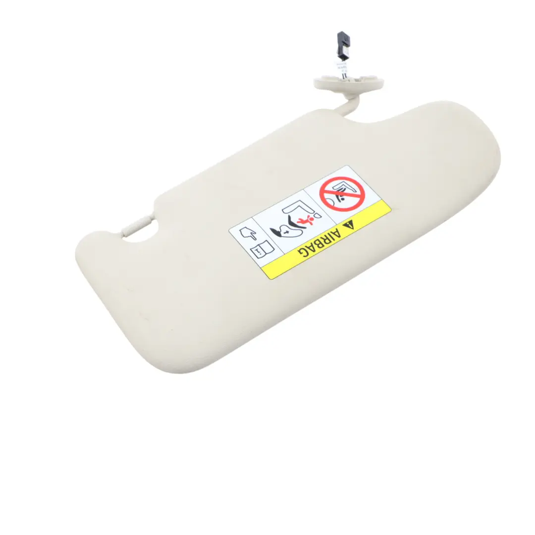 Sun Visor Left N/S Label Mirror Cover Light Beige to Mini Countryman R60 with Part number 9813131 Mini Countryman R60 Sun Visor Left N/S Label Mirror Cover Light Beige - SKU 9813131-3 - Part number 9813131