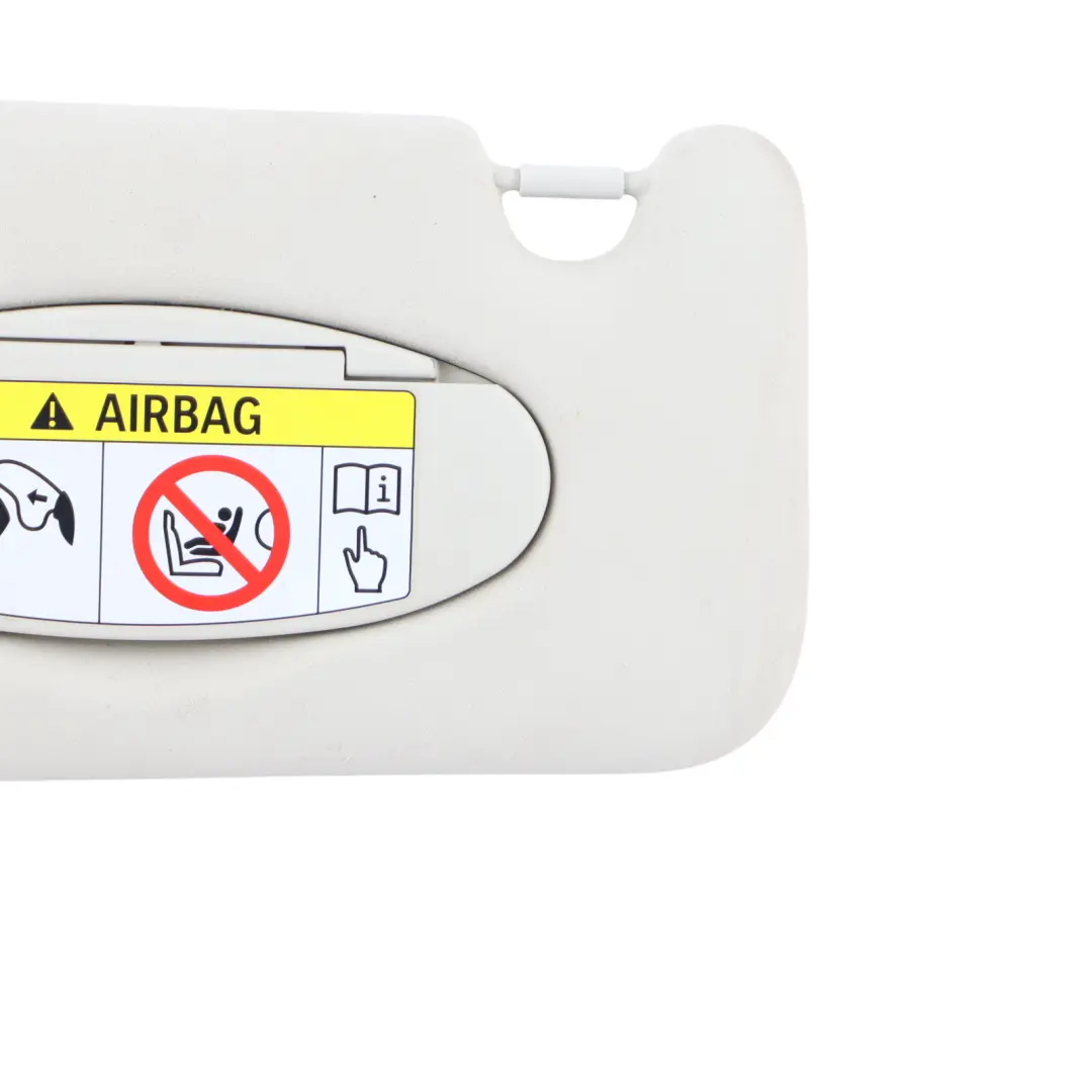 Sonnenblende links Label Spiegel Abdeckung Licht Beige für Mini Countryman R60 mit Teilenummer 9813131 Mini Countryman R60 Sonnenblende links Label Spiegel Abdeckung Licht Beige - SKU 9813131-3 - Teilenummer 9813131