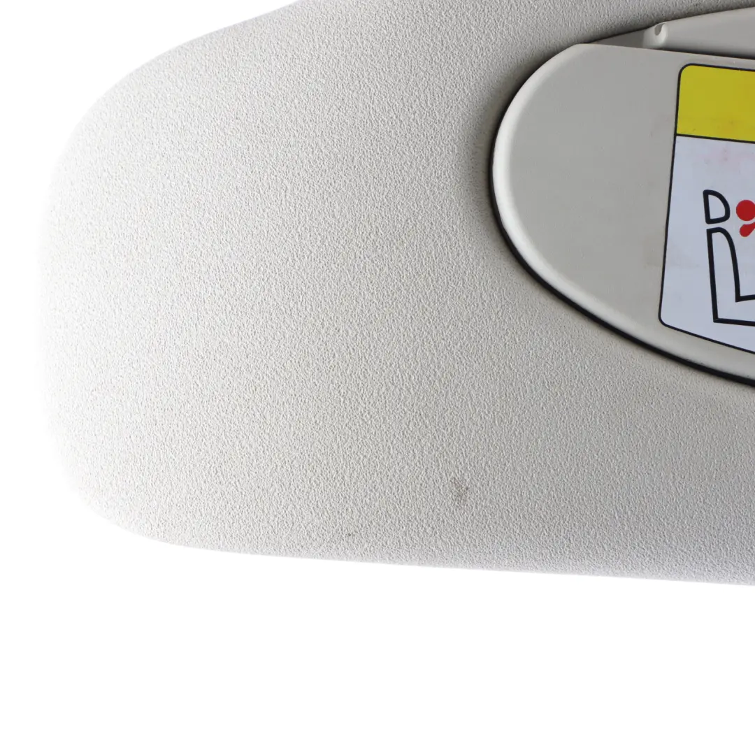Mini Countryman R60 Sun Visor Left N/S Label Mirror Cover Light Beige - SKU 9813131-3 - Part number 9813131