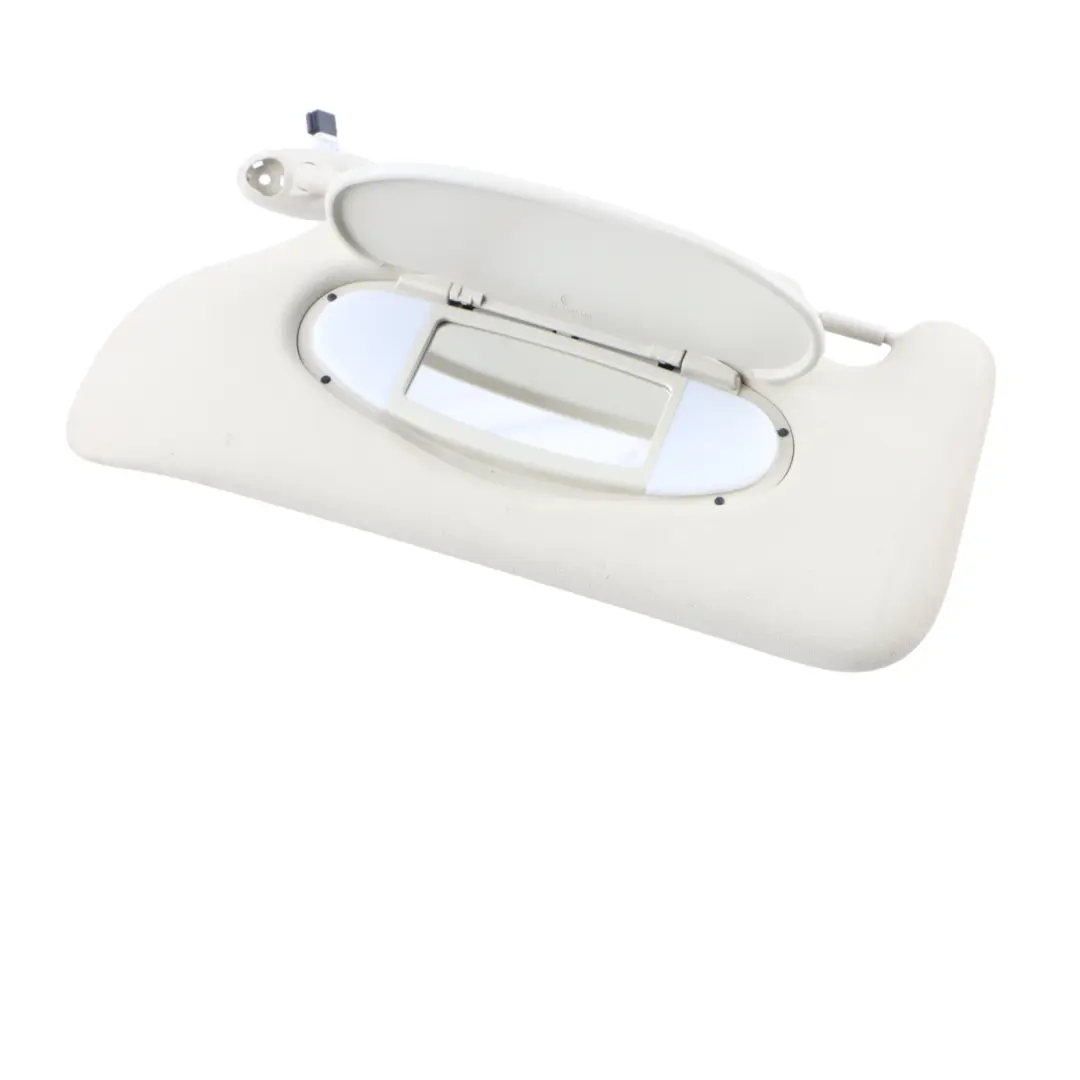 Parasol Izquierdo Etiqueta Cubre Espejo Beige Claro para Mini Countryman R60 con número de pieza 9813131 Mini Countryman R60 Parasol Izquierdo Etiqueta Cubre Espejo Beige Claro - SKU 9813131-3 - Número de pieza 9813131