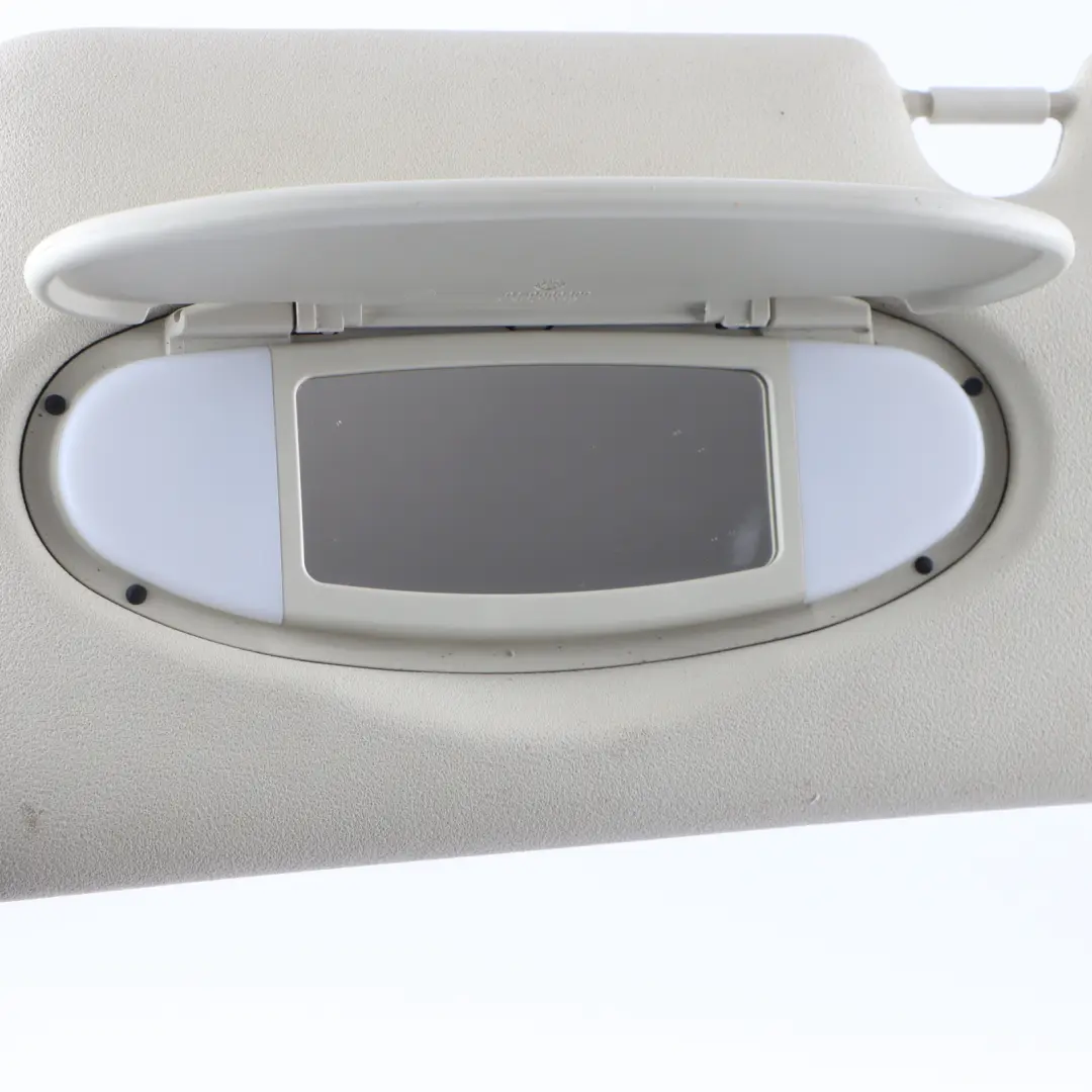 Mini Countryman R60 Sun Visor Left N/S Label Mirror Cover Light Beige - SKU 9813131-3 - Part number 9813131