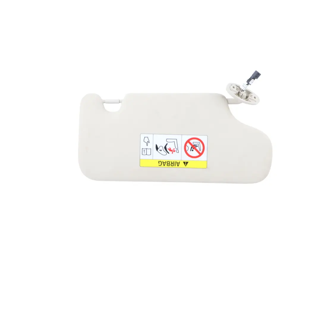 Parasol Izquierdo Etiqueta Cubre Espejo Beige Claro para Mini Countryman R60 con número de pieza 9813131 Mini Countryman R60 Parasol Izquierdo Etiqueta Cubre Espejo Beige Claro - SKU 9813131-3 - Número de pieza 9813131