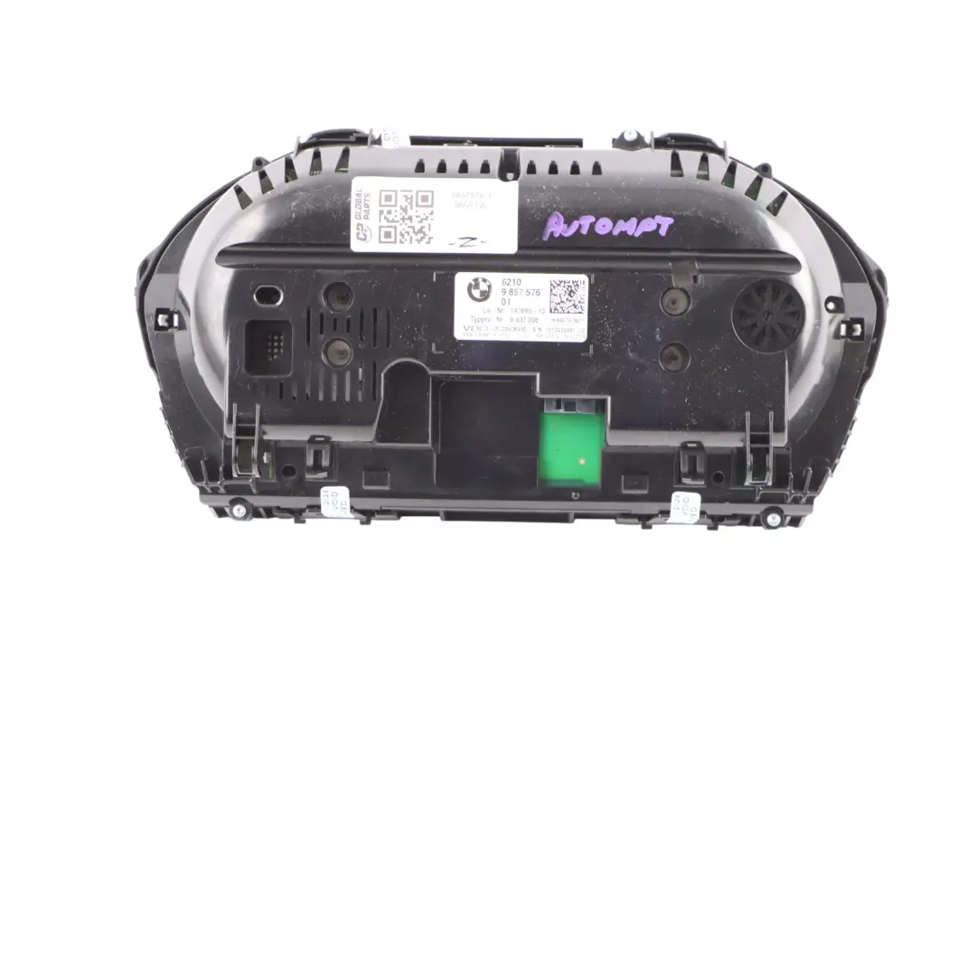  Instrument Cluster BMW F20 F21 LCI Petrol Speedo Clocks Meter MPH Automatic - SKU RHD-9857576-1 - Part number 9857576