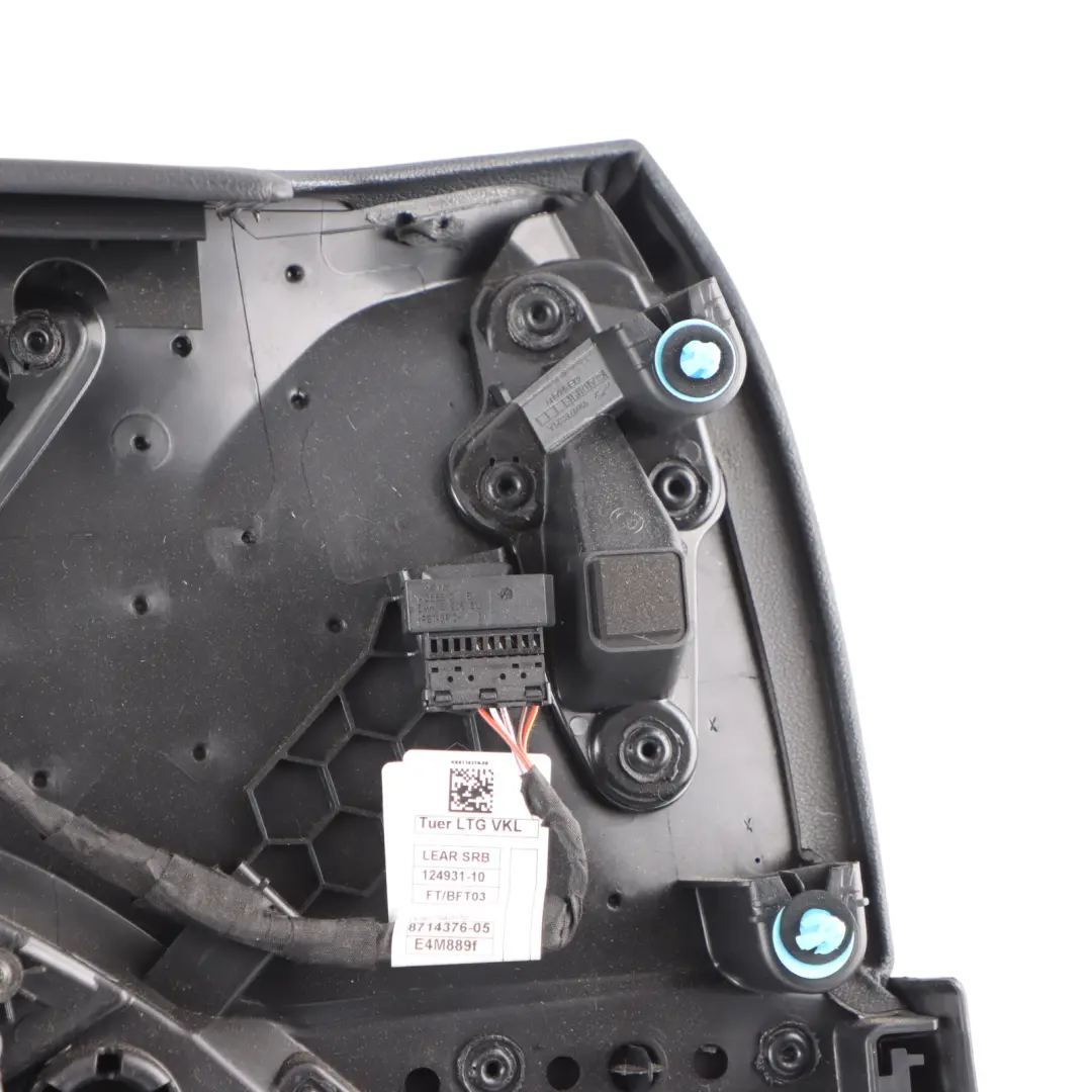 Door Card Front Right O/S Lining Trim Perforated Leather Dakota Black to BMW F40 with Part number 9893822 BMW F40 Door Card Front Right O/S Lining Trim Perforated Leather Dakota Black - SKU 9893822 - Part number 9893822